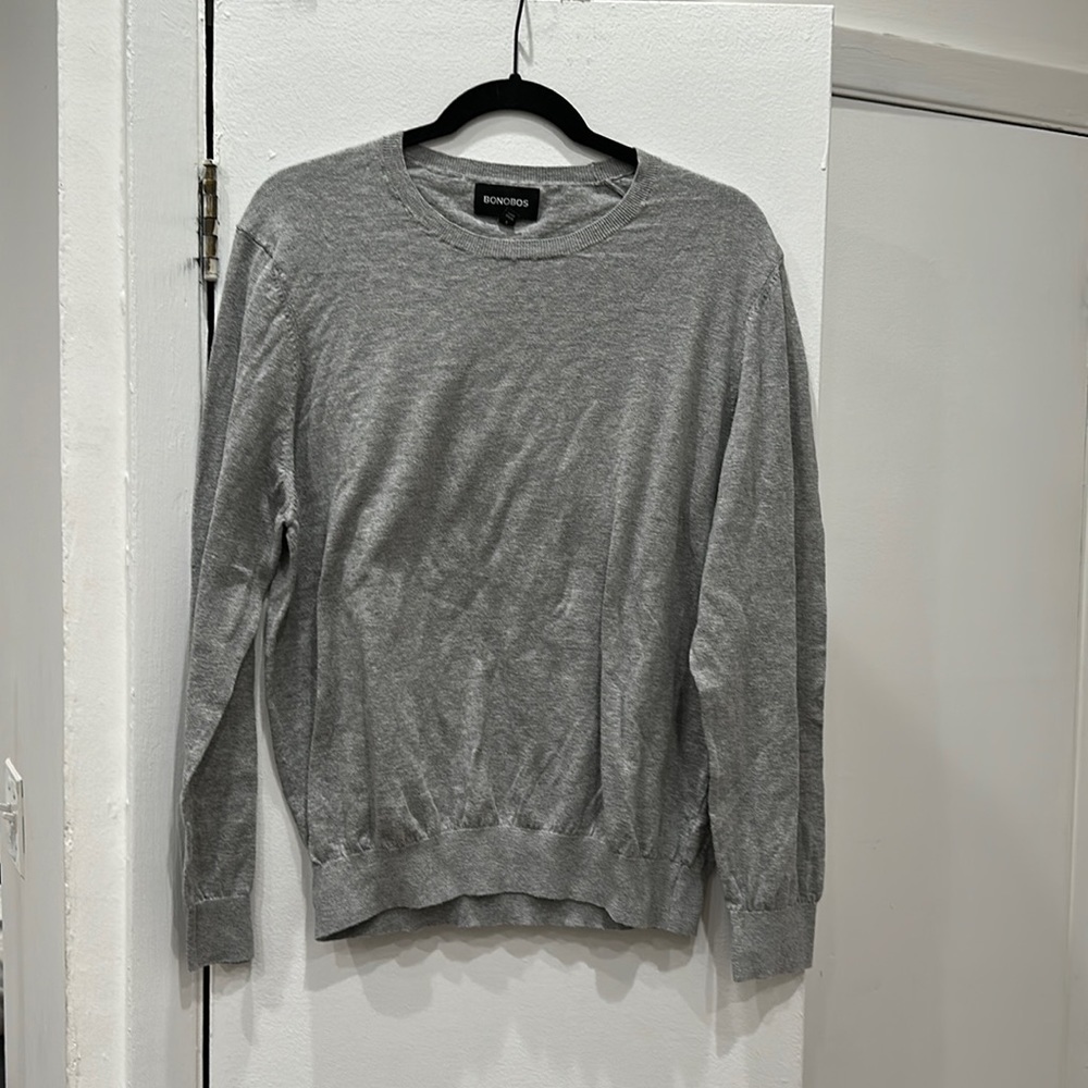 Men’s Bonobos 100% Cotton Crew Neck Slim Fit Sweater size Large
